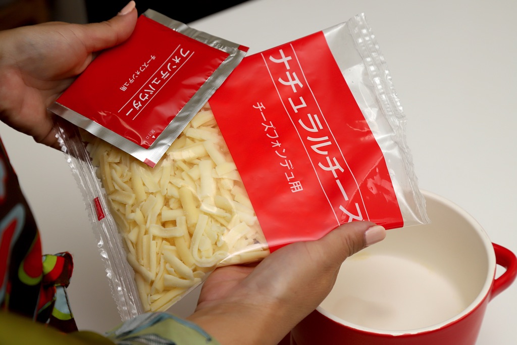 ポテトサラダのツリー＆チーズフォンデュ レシピ4