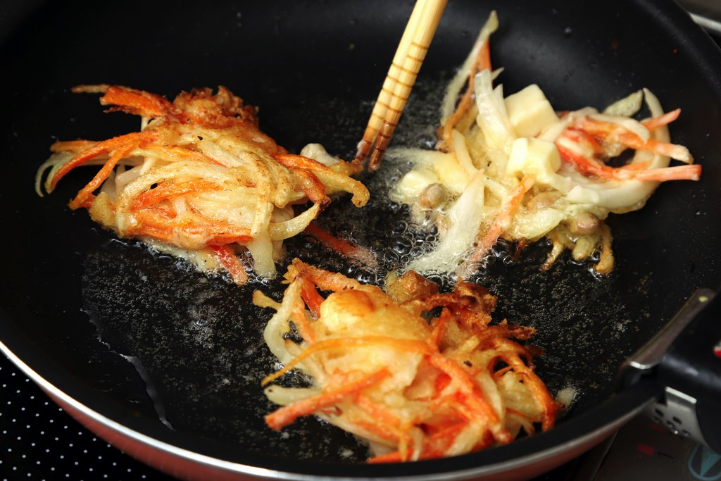 チーズかき揚げ 作り方3