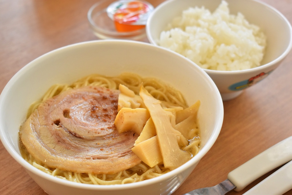 道の駅なんぶ お子様ラーメンセット