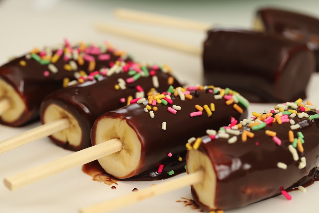 おうち縁日 チョコバナナ 作り方3