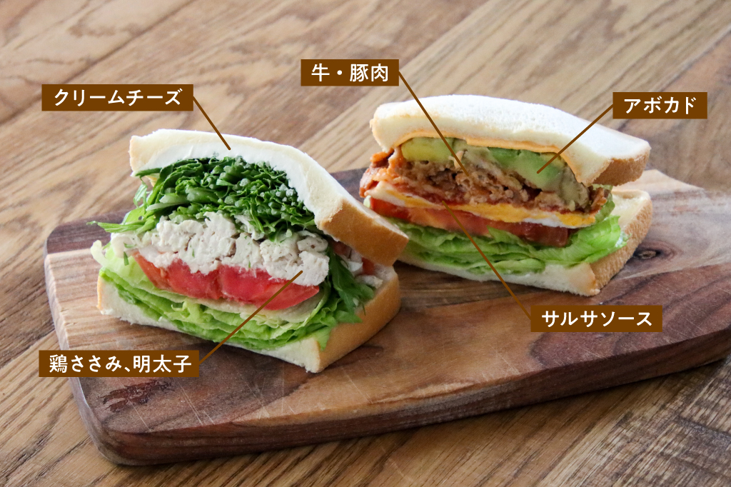 さばサンド　キリヌキ