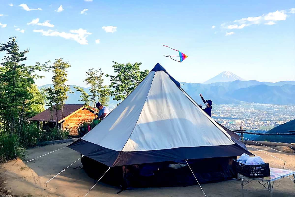 ほったらかしキャンプ場 キャンプ場の写真 2