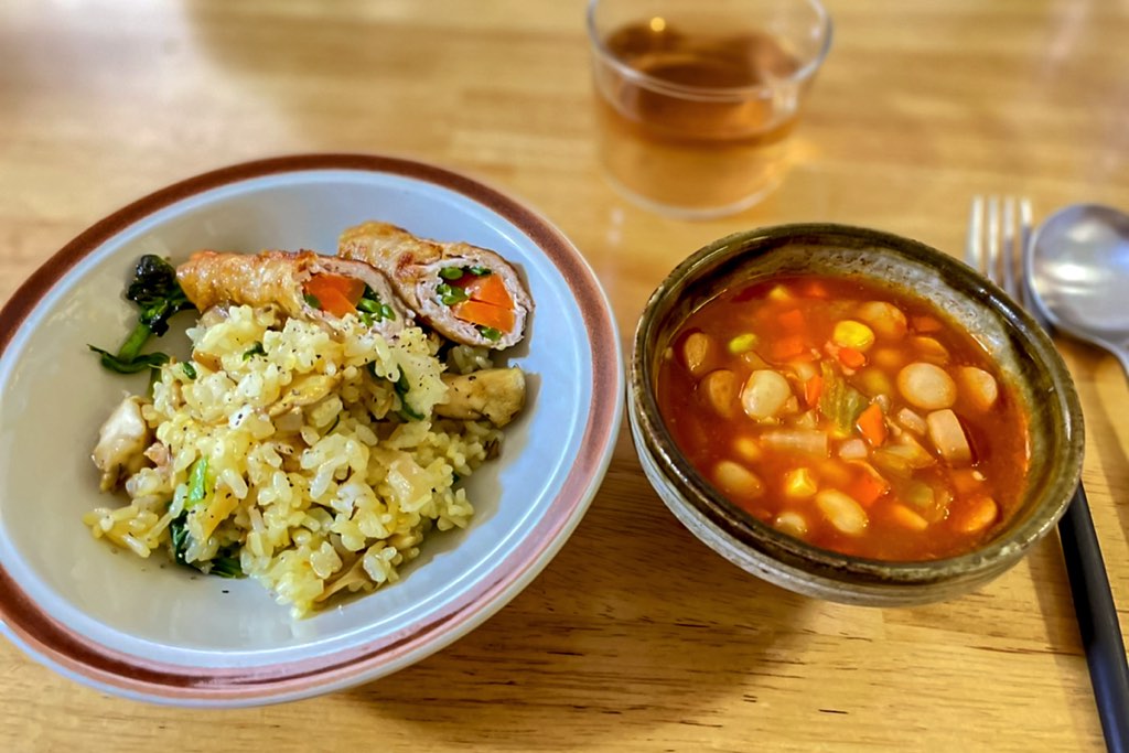 まいまいママの時短アイデア：具だくさんスープで栄養補給