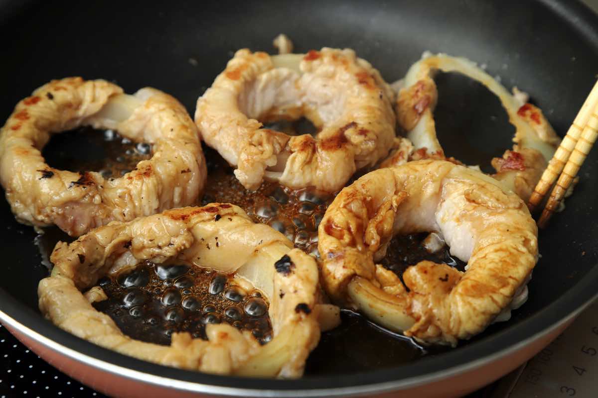 肉巻きオニオンリング 作り方3