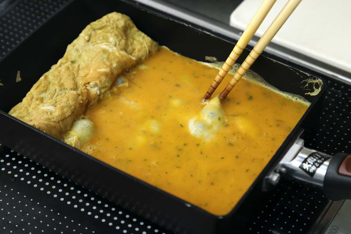 イタリアン風バジル玉子焼き 作り方2