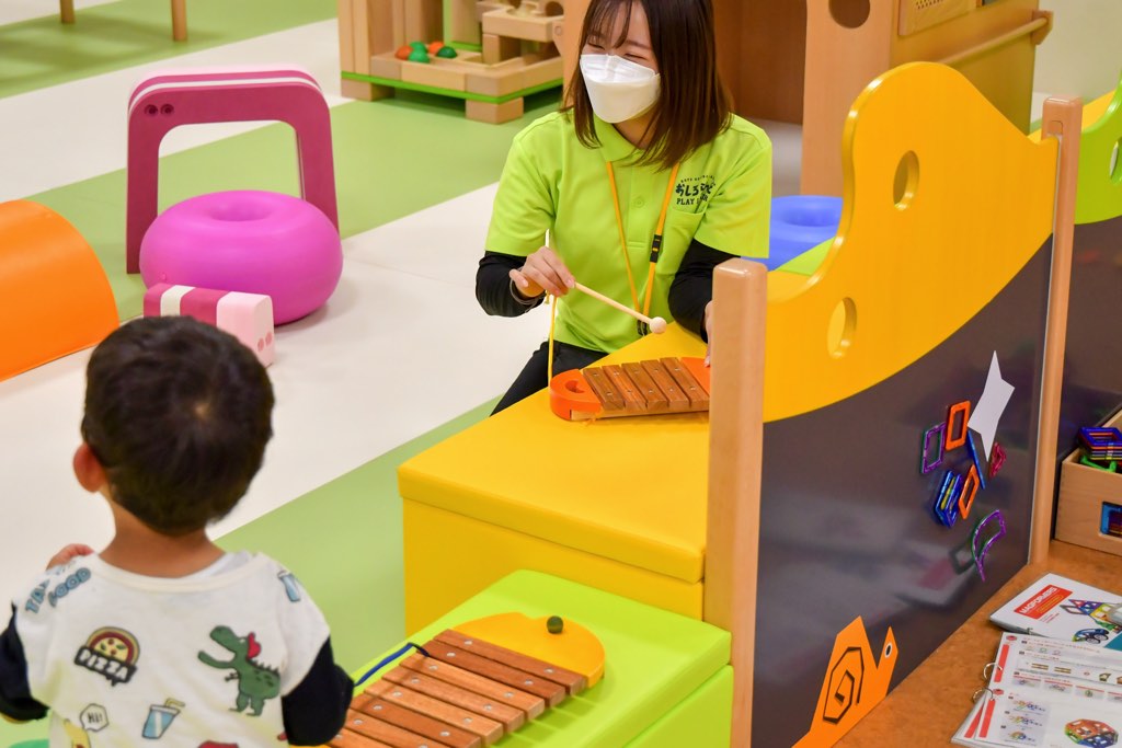 おしろらんど おさかなシロフォン（ベビーエリア）