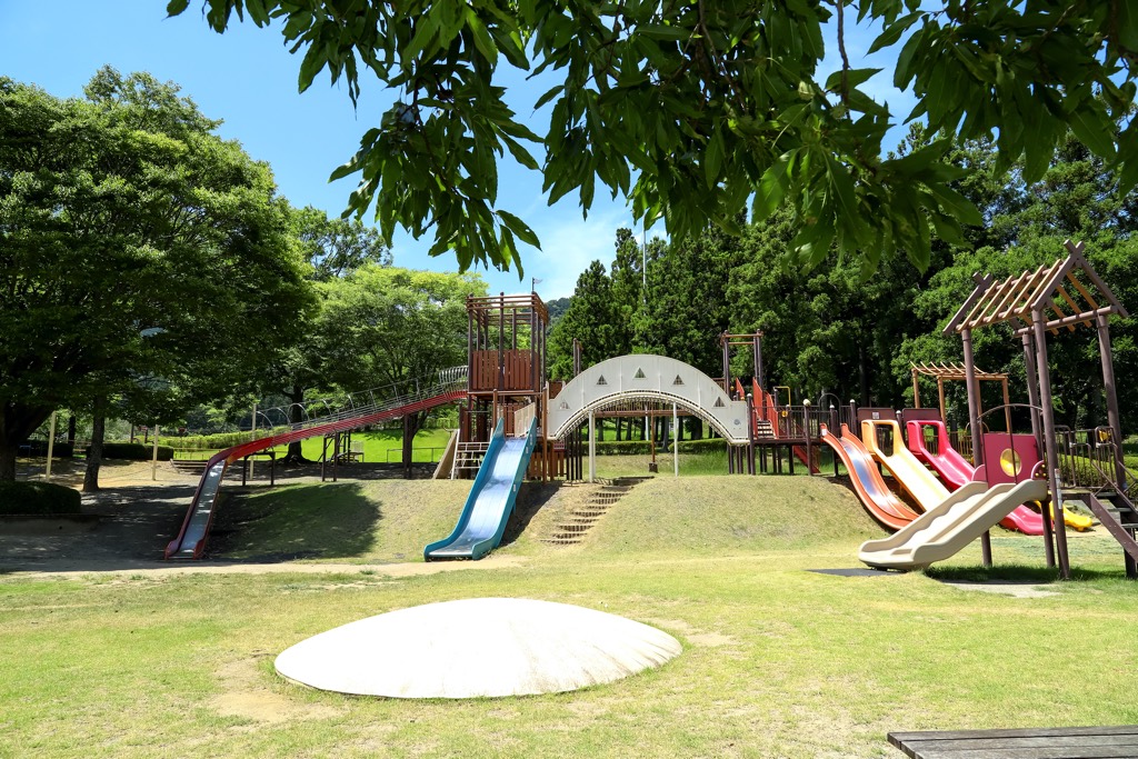 富士川クラフトパーク 砦遊具広場