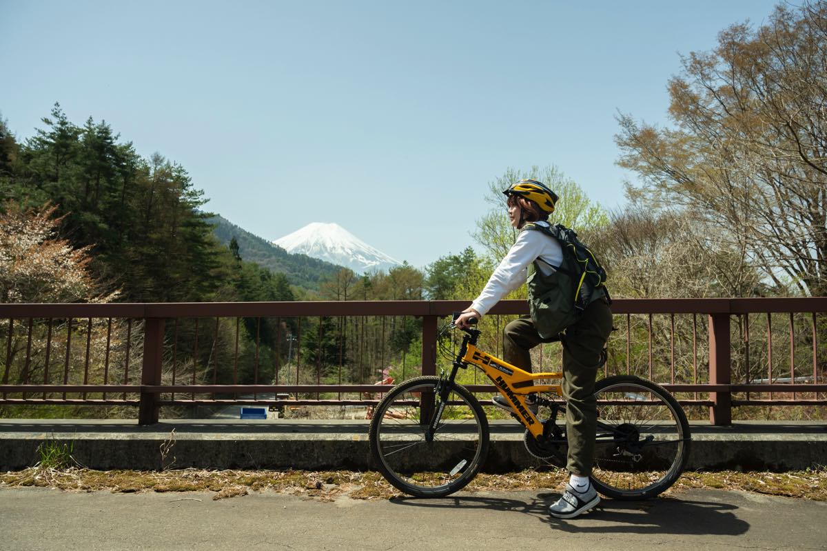 杓子山ゲートウェイキャンプ マウンテンバイク体験