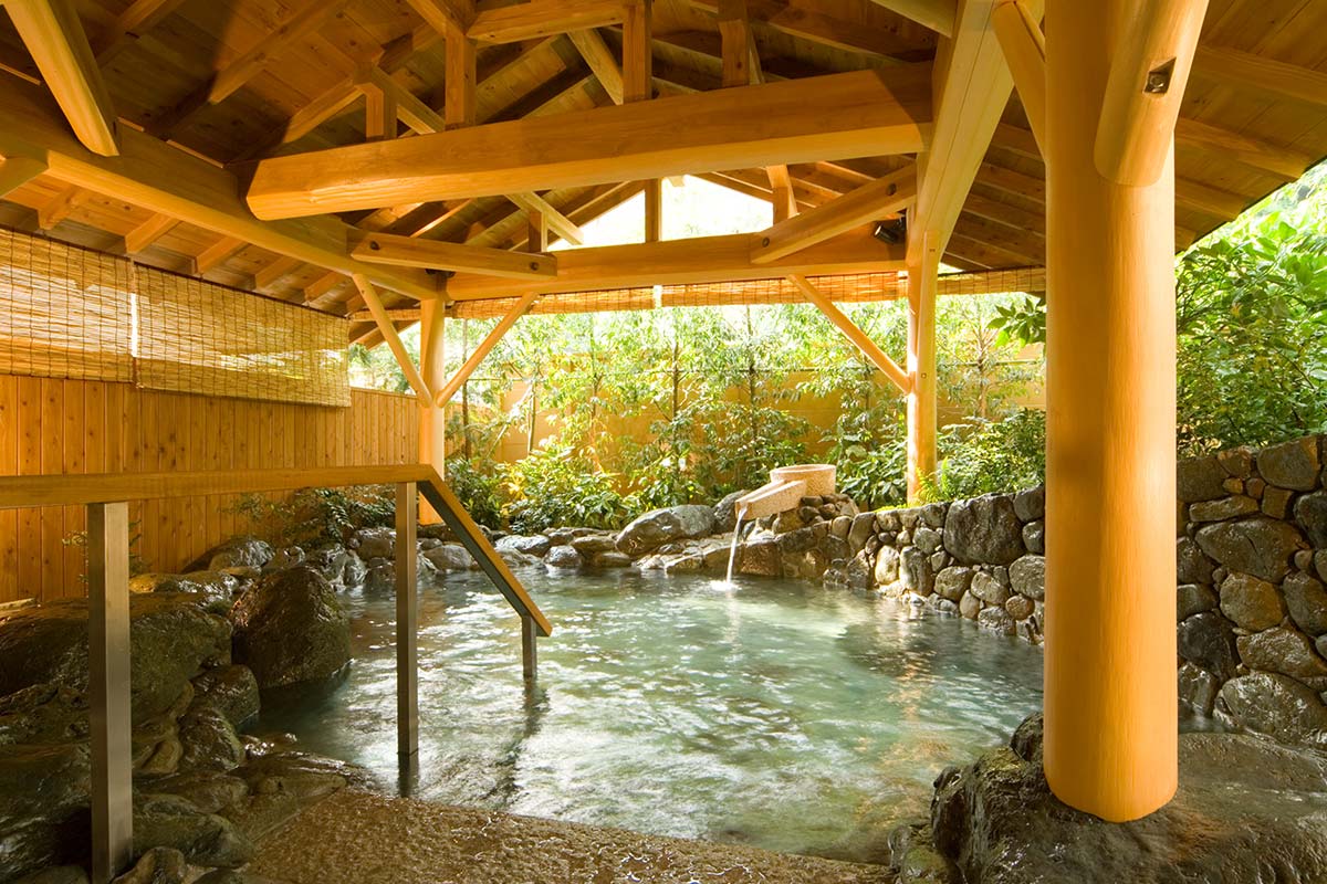 山梨県 下部温泉郷 下部ホテル 温泉の写真 3