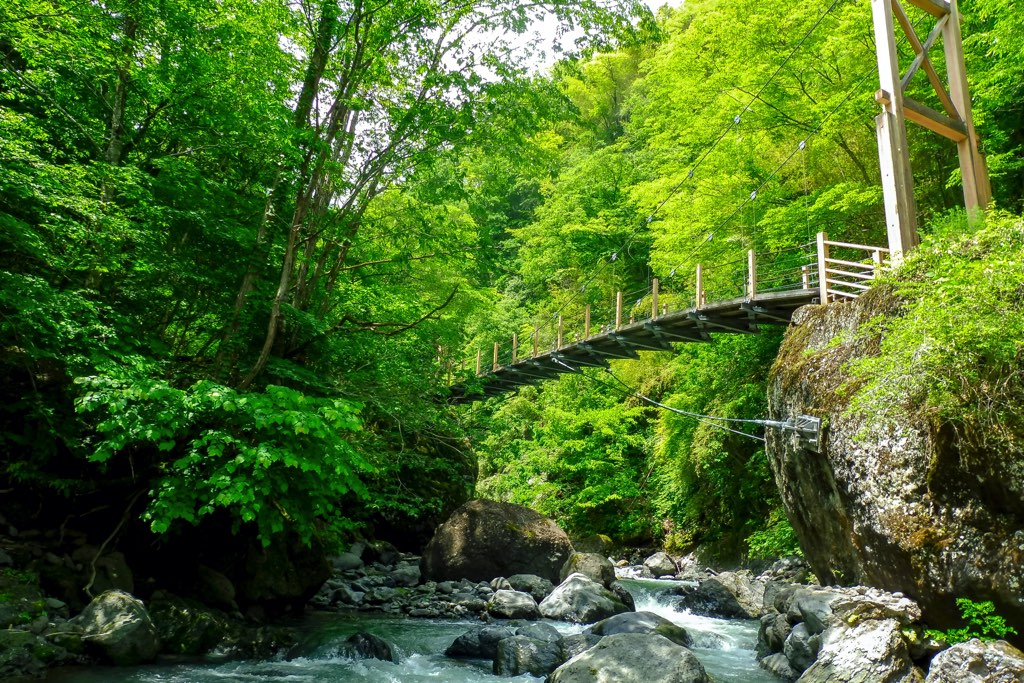 大柳川渓谷（富士川町）