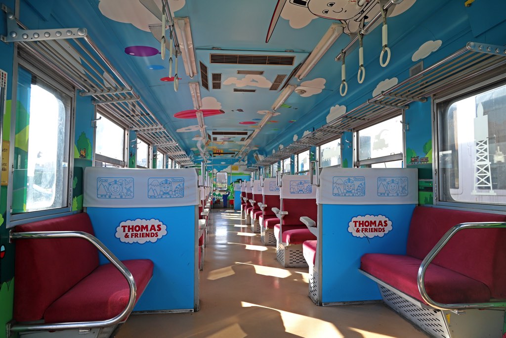 ブルートレインテラス トーマスランド号 車内