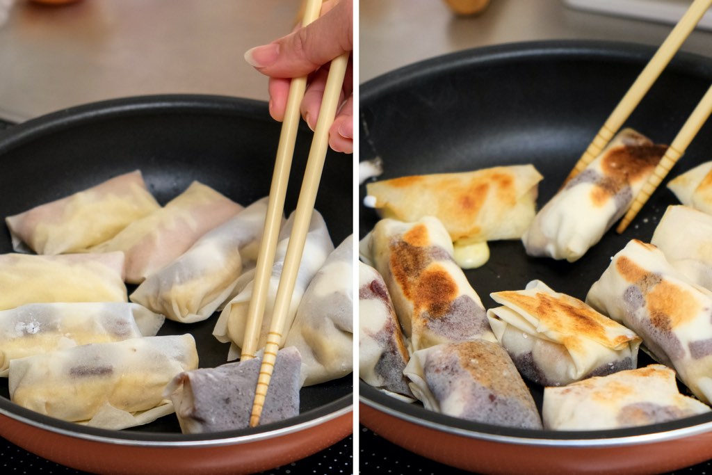 好きなものを巻き巻き～カリカリ春巻き 作り方2