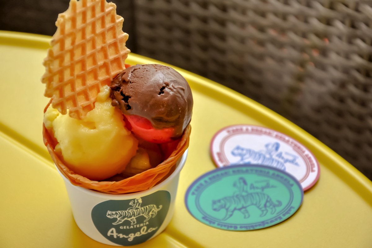 パインソルベ・ラズベリーダークチョコマーブル・ピスタチオ