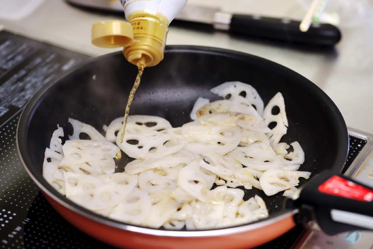 ハート形玉子焼きの作り方1