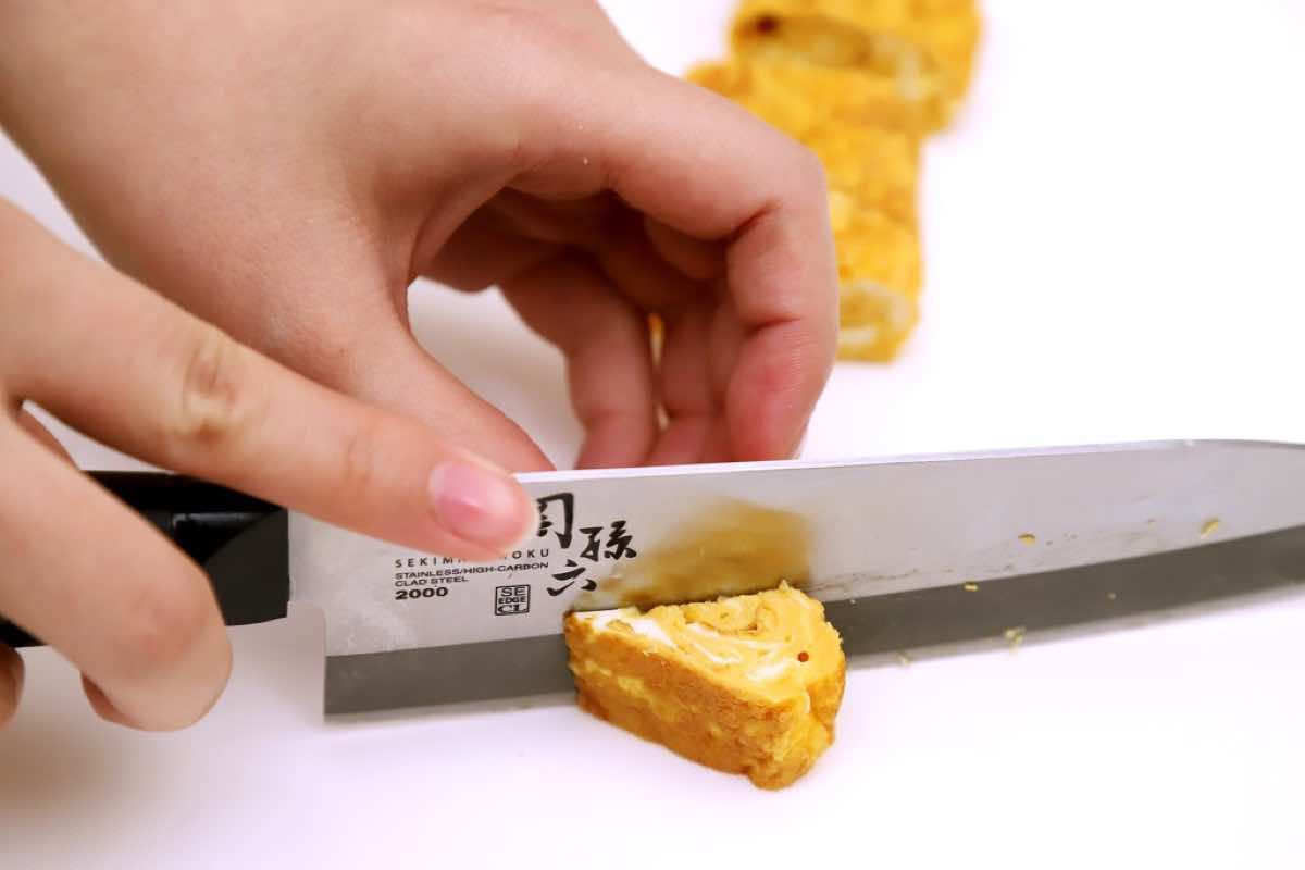 ハート形玉子焼きの作り方2