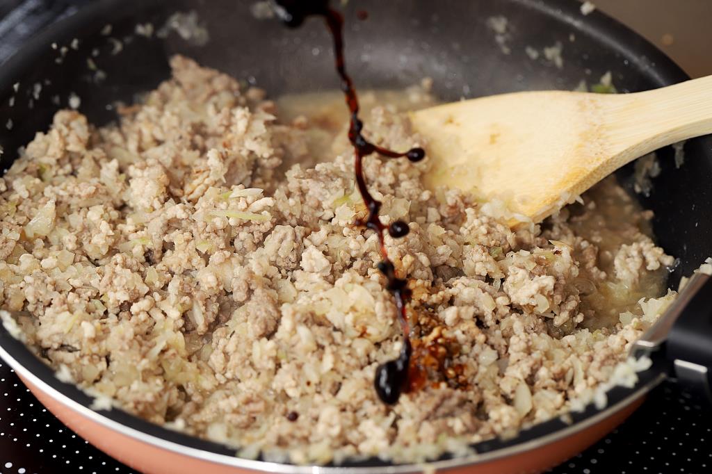 ジャガイモと挽肉のミルフィーユグラタン 作り方2