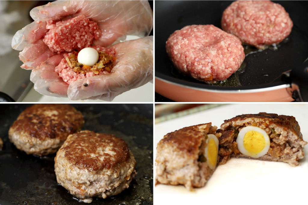 ミートローフ風ハンバーグ 作り方