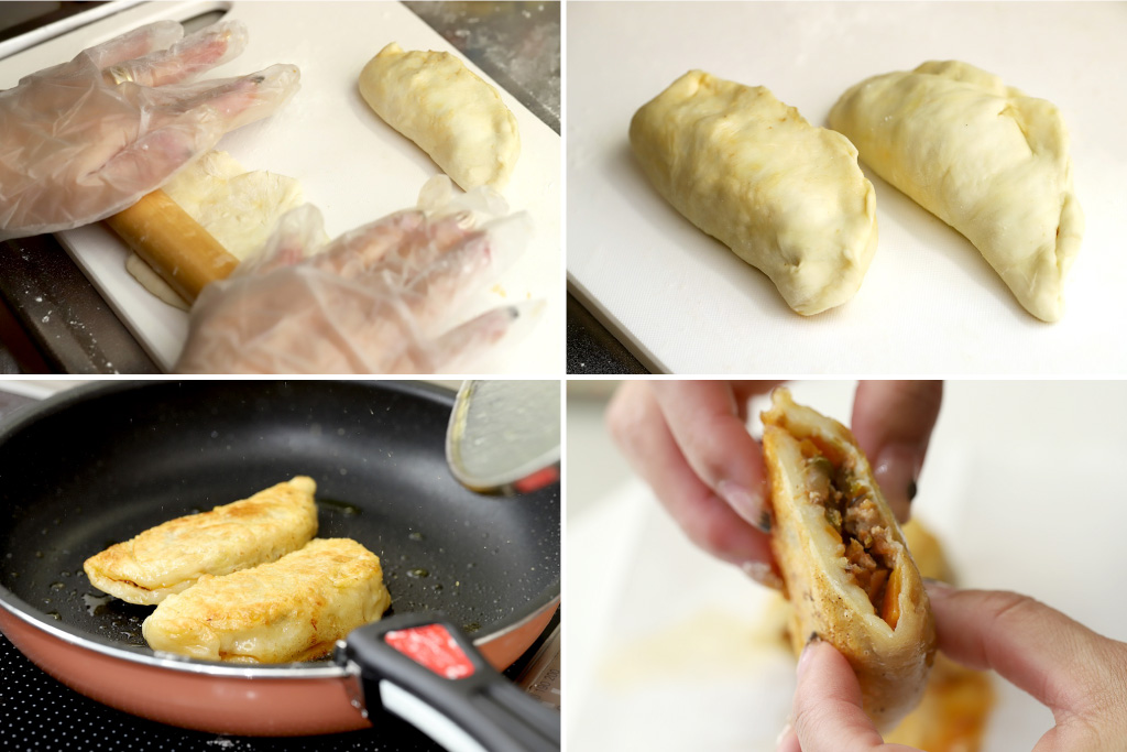 包んでピロシキ風 作り方