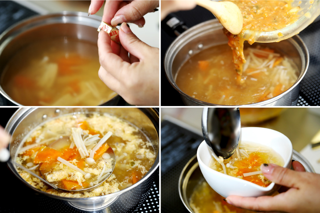 かきたまスープ 作り方