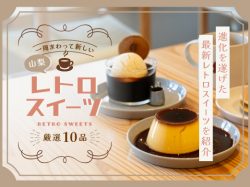 今こそ食べたい！山梨の進化系レトロスイーツ特集