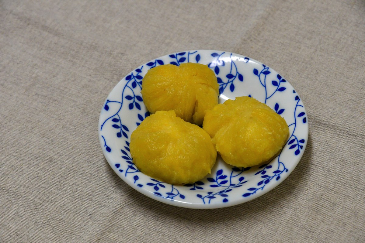 まるでスイーツ！りんごきんとん