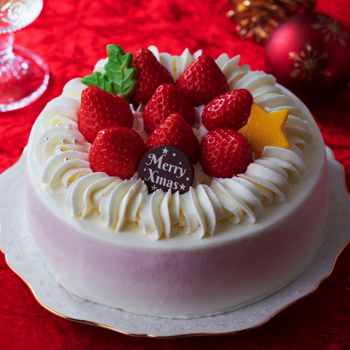 Xmas 苺デコレーション