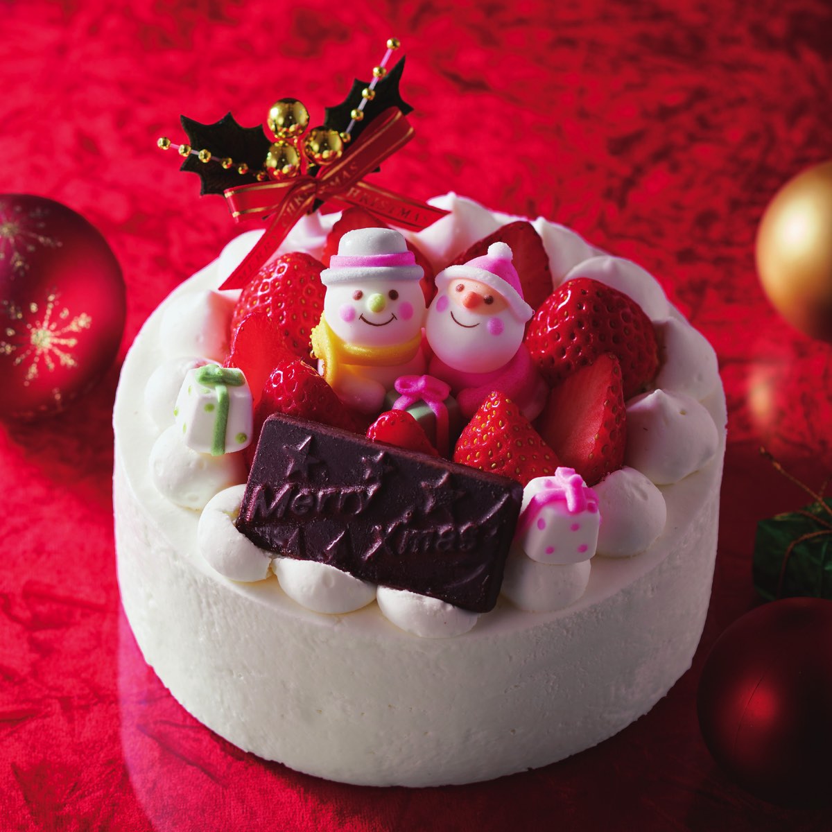 乳と卵と小麦粉を使用していないXmasデコレーション