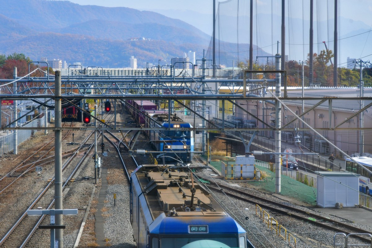 竜王駅 電車ビュースポット