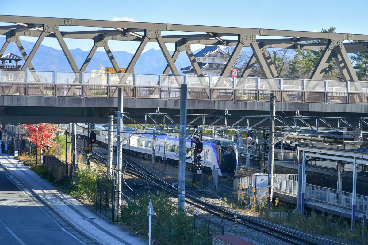甲府駅 電車ビュースポット
