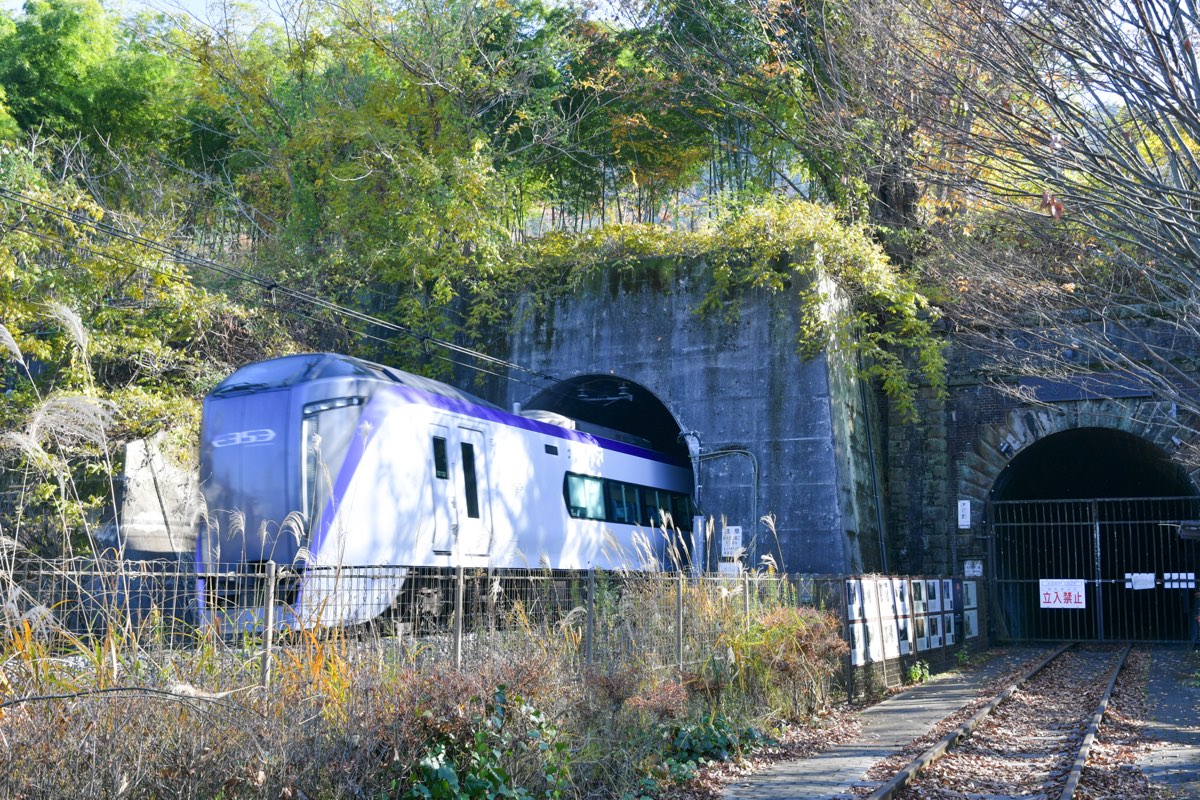勝沼ぶどう郷駅 電車ビュースポット