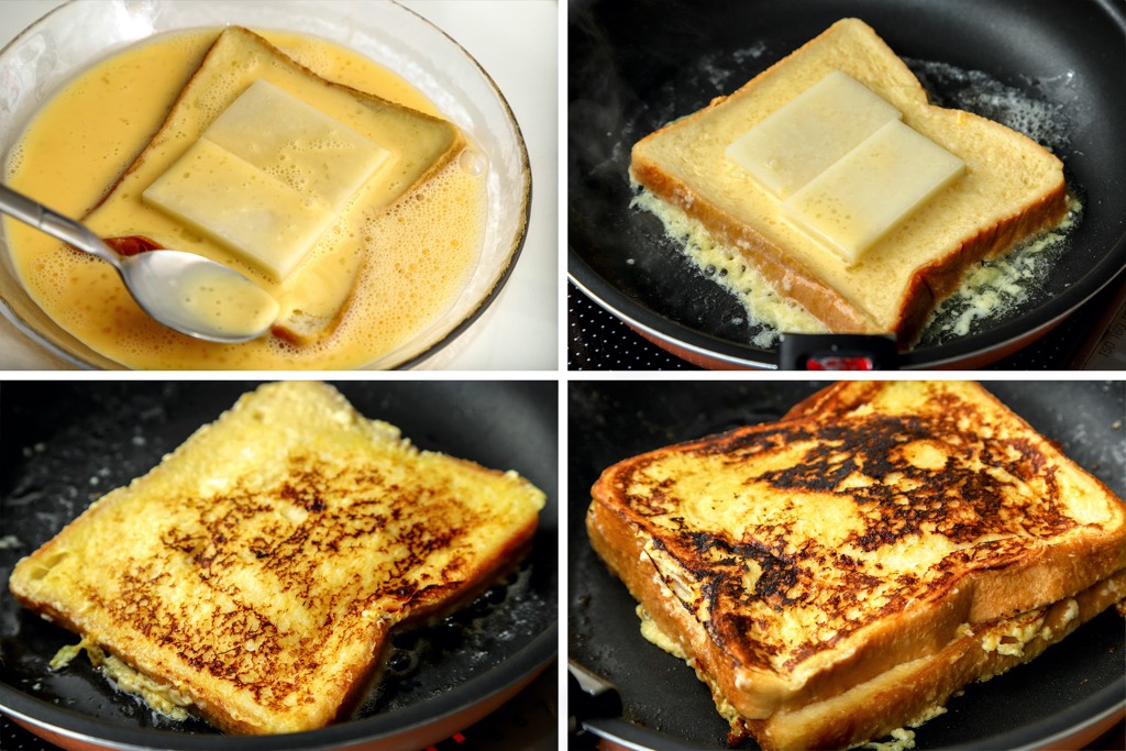 餅のフレンチトースト 作り方