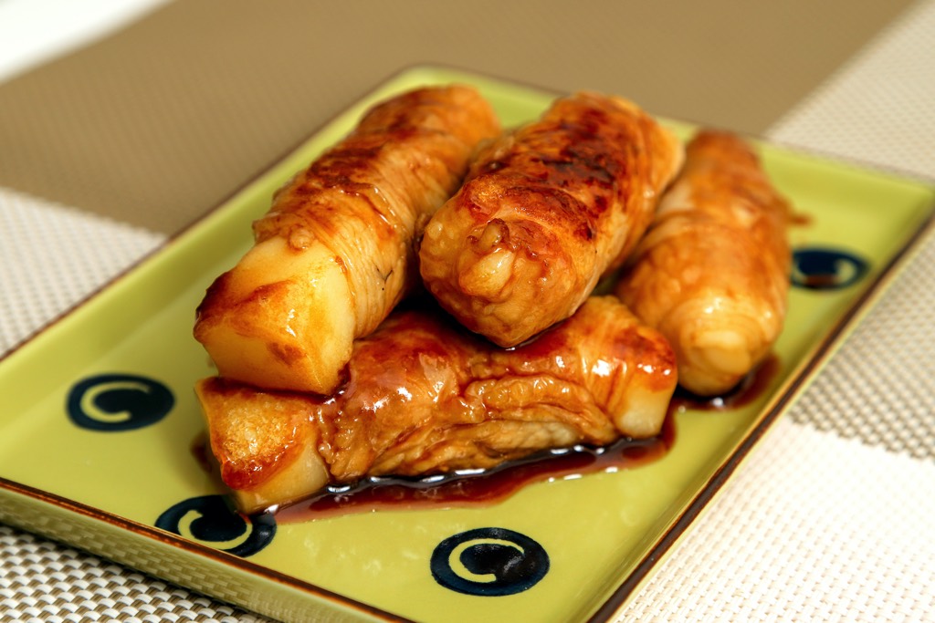 餅肉巻き