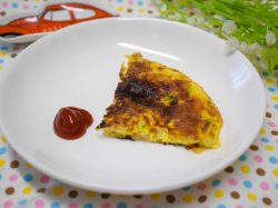 保育施設たけのこの人気給食レシピー「スペイン風オムレツ」vol.36