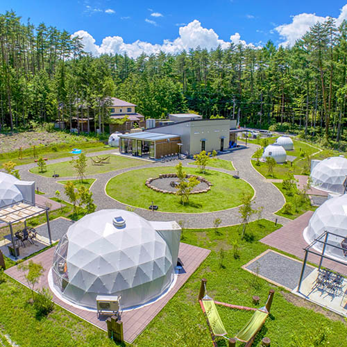 HOSHIFULL DOME FUJIのグランピング施設
