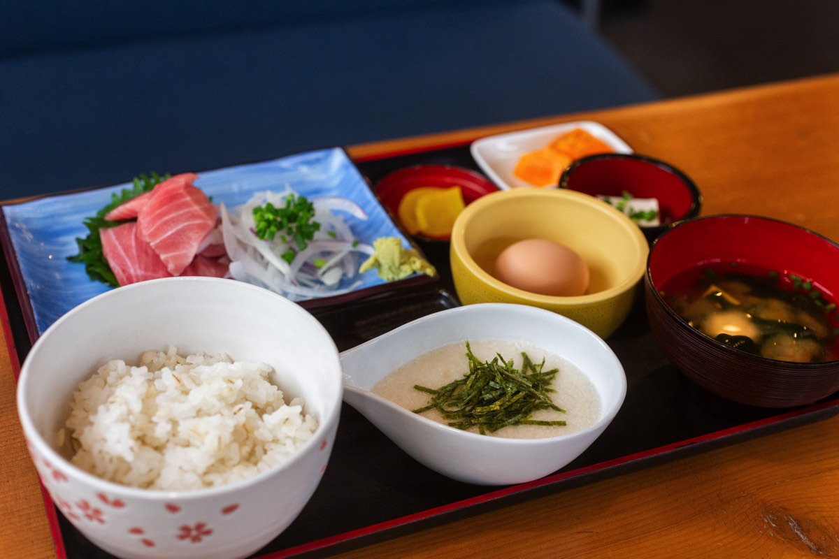 ごはん処 ゆずりはらの料理