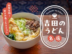 山梨名物吉田のうどん！驚きの歯ごたえとコシ！