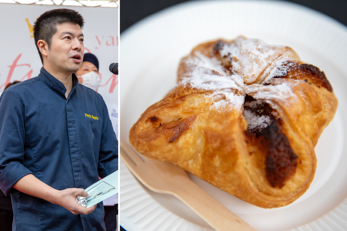 枯露柿をさらに美味しく味わうチョコパイ