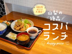 880円以下で大満足！山梨の絶品コスパランチ