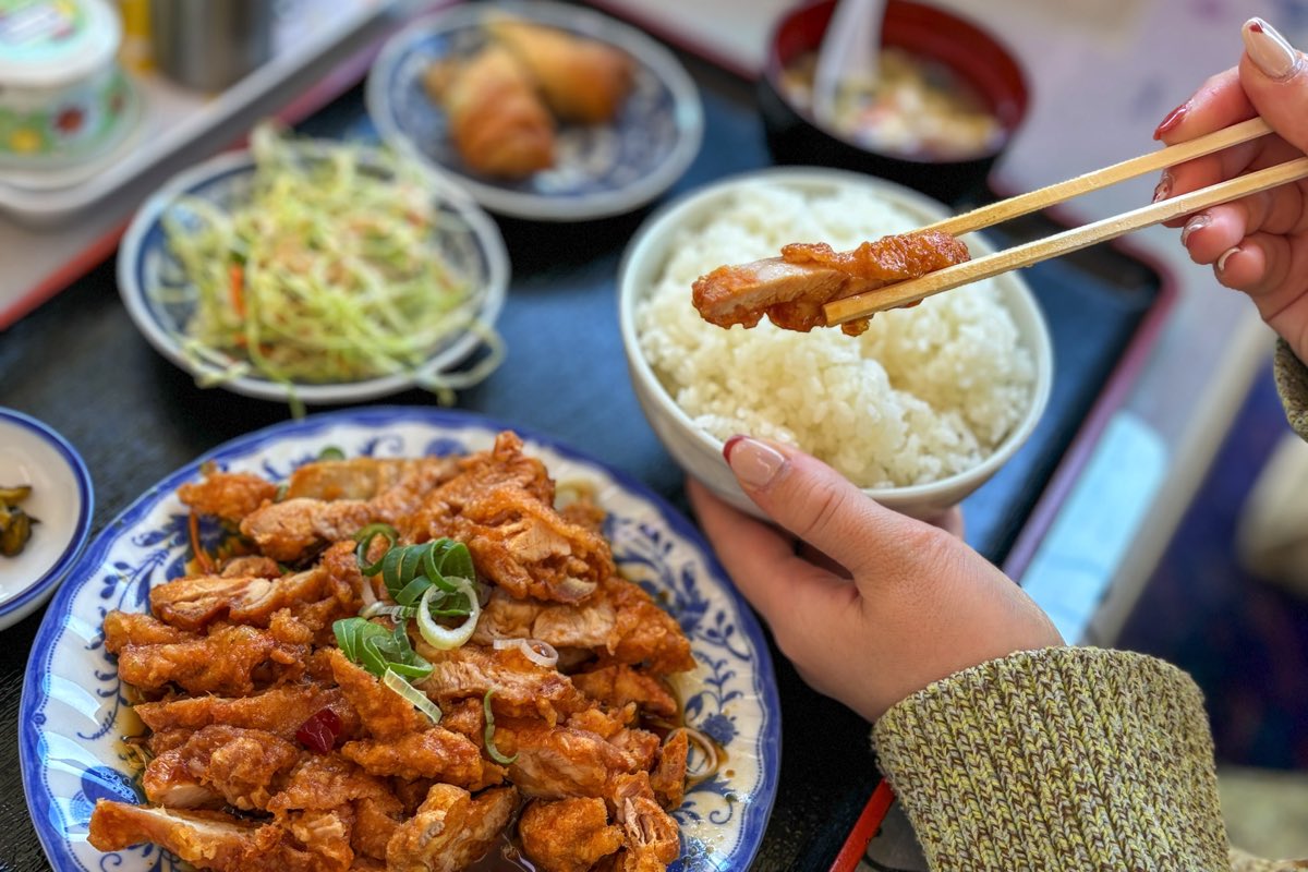 食楽苑 油淋鶏ランチ