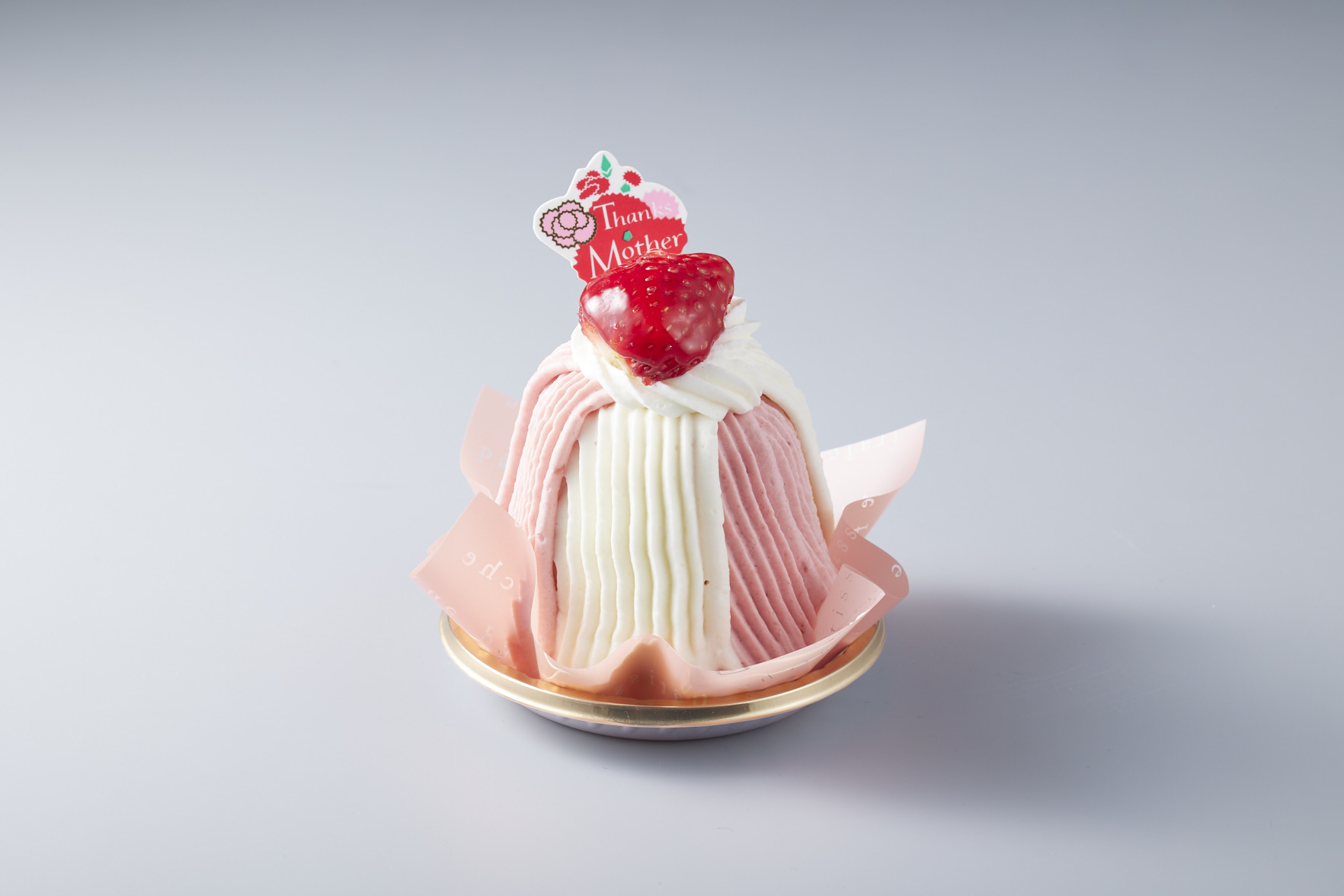 母の日 苺のチーズモンブラン