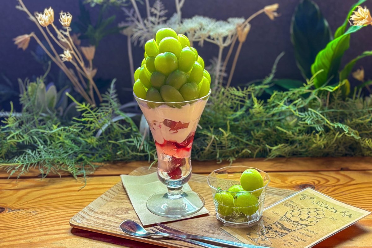 grape shop cocolo シャインマスカットパフェ